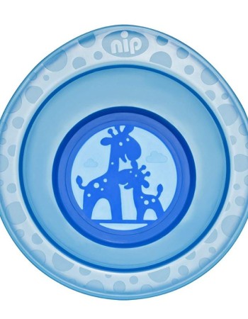 Castron adanc pentru diversificare, cu margine lata, pentru copii, 250 ml, 6+ luni, Nip 37064