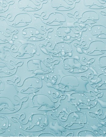 Covoras de baie antialunecare cu ventuze, din cauciuc natural, antibacterian, dreptunghiular, 97 x 36 cm, albastru, MyHappyBath Mat XL, Reer 76033