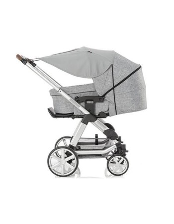 Parasolar premium pentru carucioare bebelusi, protectie solara UPF 50+, gri, Reer ShineSafe Premium