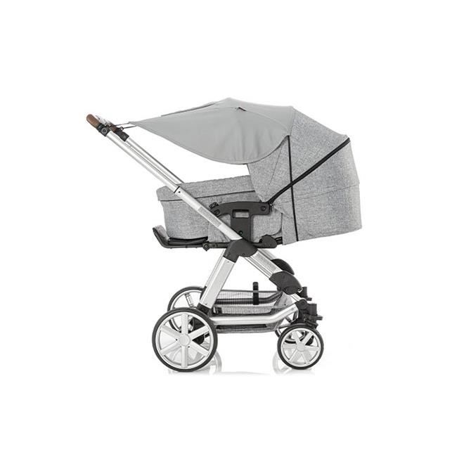 Parasolar premium pentru carucioare bebelusi, protectie solara UPF 50+, gri, Reer ShineSafe Premium