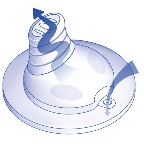 Cana de baut cu manere Training Bottle Boy pentru copii, adaptor de baut antipicurare din silicon, 150 ml, de la 6 luni, nip 35057