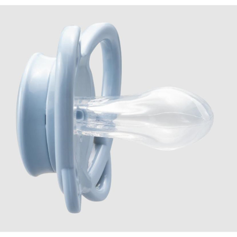 Set 2 Suzete MyButterfly din silicon, forma anatomica, simetrica, tetina ortodontica flexibila, cu cutie de transport si sterilizare, 16 - 32 luni, nip first moments 31612