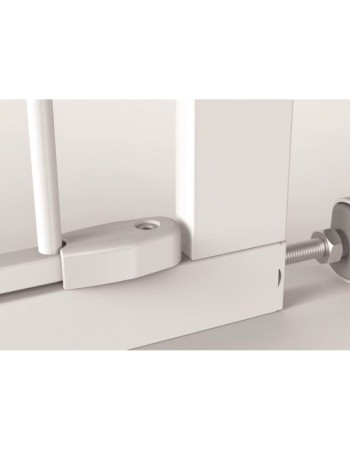 Poarta de siguranta Noma Easy Fit, presiune, 75-82 cm, metal alb, N93439