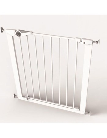 Poarta de siguranta Noma Easy Fit, presiune, 75-82 cm, metal alb, N93439