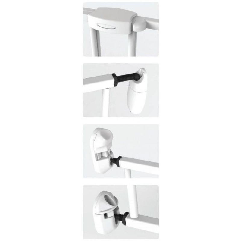 Poarta de siguranta extensibila Noma, 62 – 102 cm, metal negru, N93330