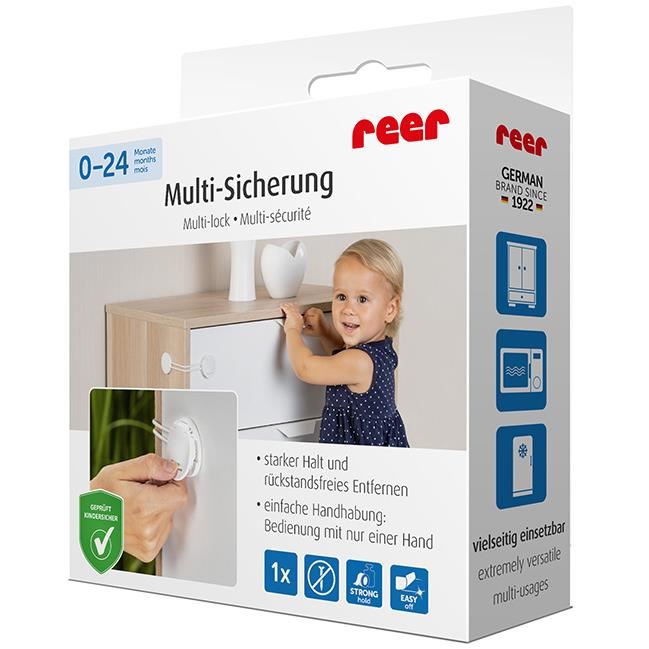 Siguranta universala REER 72030 – Blocare multipla, montaj fara gaurire