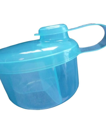 Recipient pentru lapte praf cu capac rotativ si 3 compartimente, 9 x 6 cm, 0+ luni, nip 37048