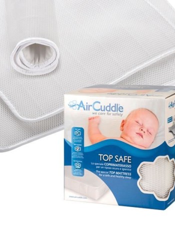 Protectie impermeabila antitranspiratie 3D pentru saltea 60x120 cm, AirCuddle TOP SAFE