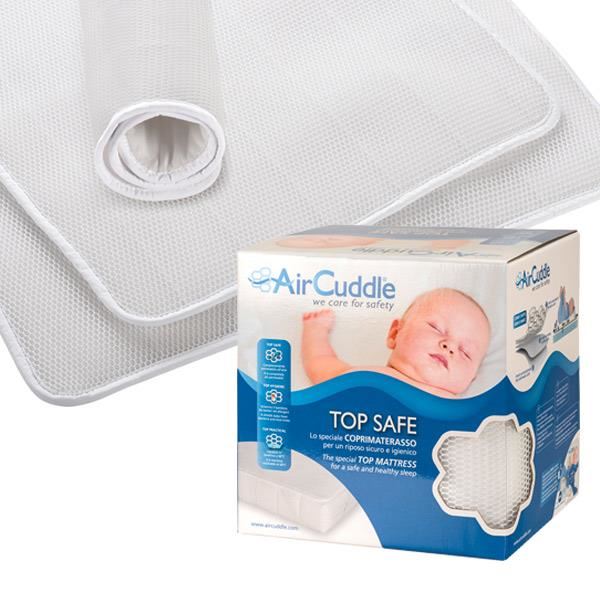 Protectie impermeabila antitranspiratie 3D pentru saltea 60x120 cm, AirCuddle TOP SAFE