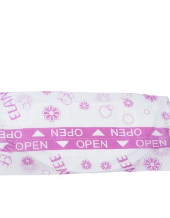 Tampoane san, superabsorbante, ultrasubtiri, de unica folosinta, cu puncte adezive, 24 bucati ambalate individual, ELANEE 219-00