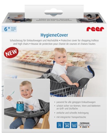 Husa de protectie igienica REER HygieneCover pentru carucioare de cumparaturi si scaune de masa
