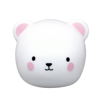 Lampa de veghe si veioza cu touch, 2in1, prindere perete, cu led, lumina reglabila si oprire cronometrata, forma ursulet, Lumilu Touch Light Bear, Reer