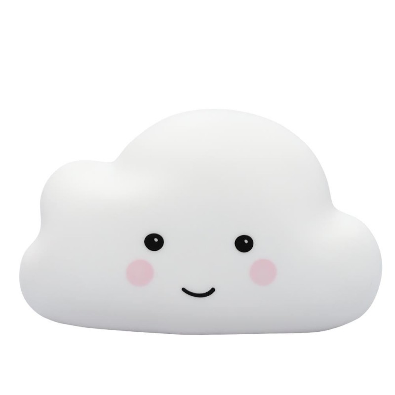 Lampa de veghe cu LED, cu oprire cronometrata, forma nor, alba, Lumilu Sweet Dreams Cloud, Reer