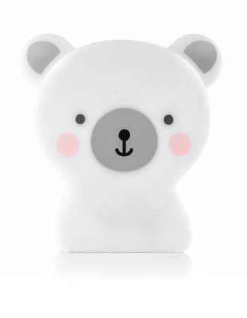 Lampa de veghe cu LED, cu oprire cronometrata, forma ursulet, alba, Lumilu Cute Friends Bear, Reer