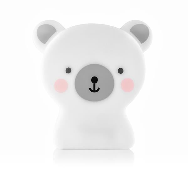 Lampa de veghe cu LED, cu oprire cronometrata, forma ursulet, alba, Lumilu Cute Friends Bear, Reer
