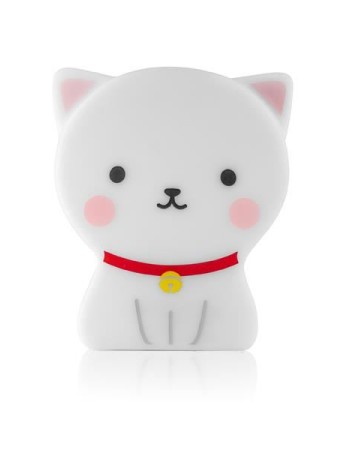 Lampa de veghe cu LED, cu oprire cronometrata, forma pisicuta, alba, Lumilu Cute Friends Cat, Reer