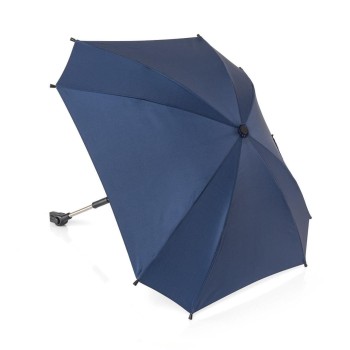 Umbreluta de soare ajustabila cu protectie solara UV 50+, pentru carucior bebelusi, albastra, Reer ShineSafe Blue