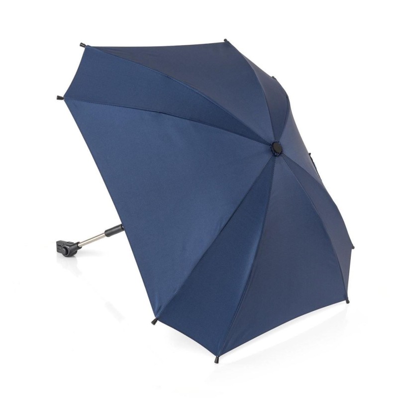 Umbreluta de soare ajustabila cu protectie solara UV 50+, pentru carucior bebelusi, albastra, Reer ShineSafe Blue
