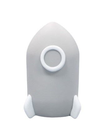 Lampa de veghe cu LED, cu oprire cronometrata, forma racheta, gri, Lumilu Sweet Dreams Rocket, Reer