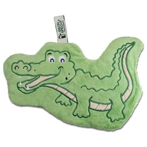 Pernuta termica anticolici cu samburi de struguri si husa detasabila lavabila, Crocodil, Gruenspecht